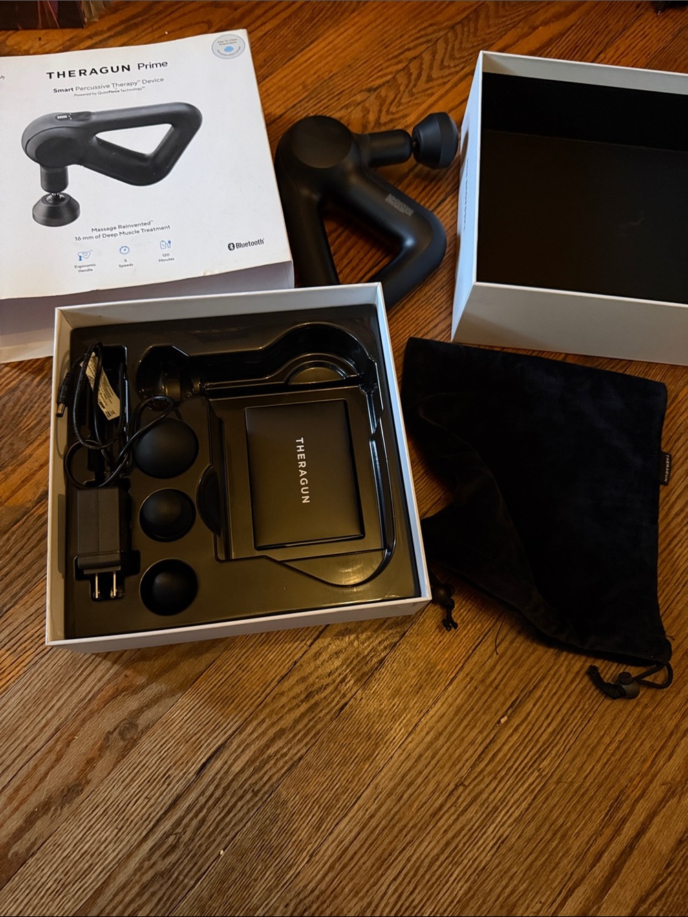 Prime Percussive Massage Gun - Black Theragun